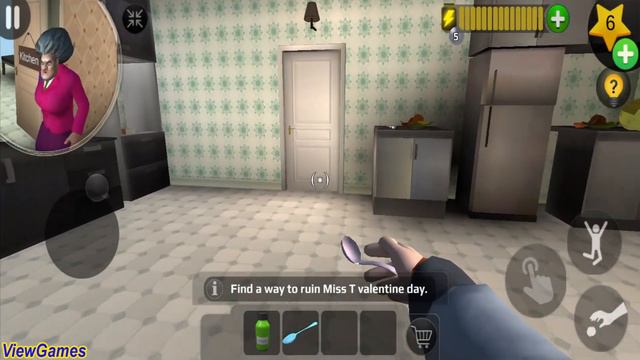 Playing as Miss T in Scary Teacher New Update New Levels Troll Tani Every Day (Android,iOS) смотреть онлайн