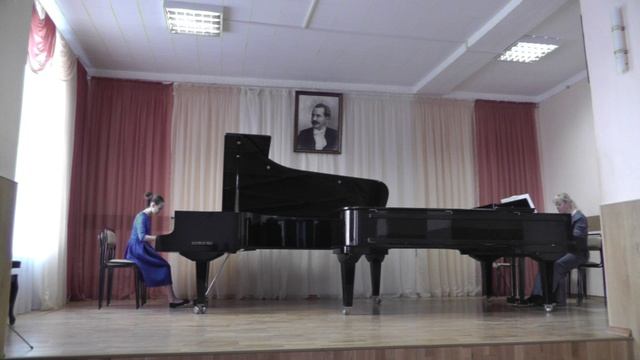 И.С.Бах Концерт для фортепиано фа минор 1 часть. смотреть онлайн