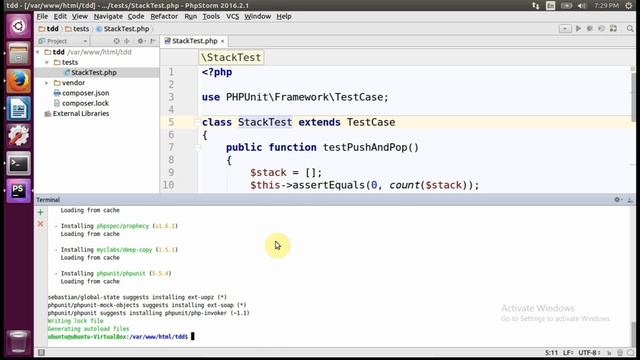 TDD using PHPStorm смотреть онлайн