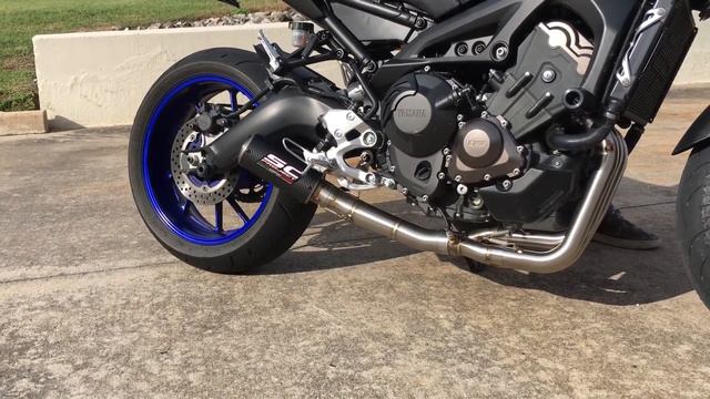 Yamaha FZ-09 S.C. Project Exhaust смотреть онлайн