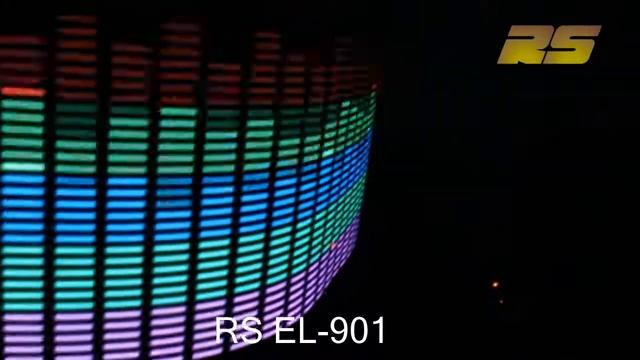 Графический эквалайзер-подсветка на стекло RS EL-1140 смотреть онлайн
