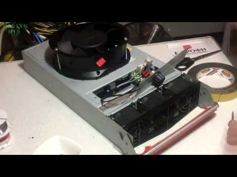 Замена вентелятора на призовом 3кВт БП от e-profy смотреть онлайн