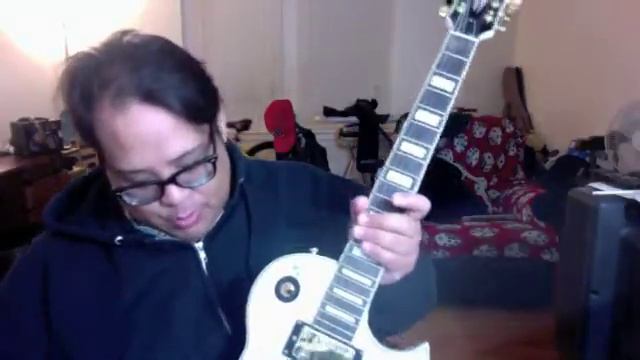Davison electric guitar Les Paul Copy review - Sambone Rocknroll смотреть онлайн