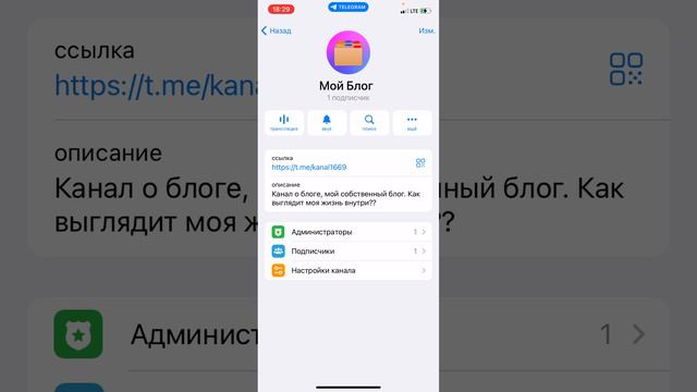 Оформление телеграмм канала