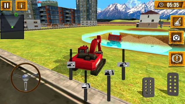Heavy Bulldozer Excavator - Builder Construction City Truck 3D Simulator - Android GamePlay смотреть онлайн