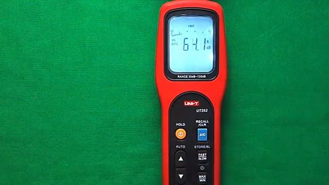 Измерители уровня шума UT351 UT352 смотреть онлайн