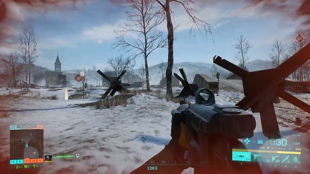 Battlefield 2042 - Battle of the Bulge - WW2 USA vs BF3 USA - Bots Only смотреть онлайн