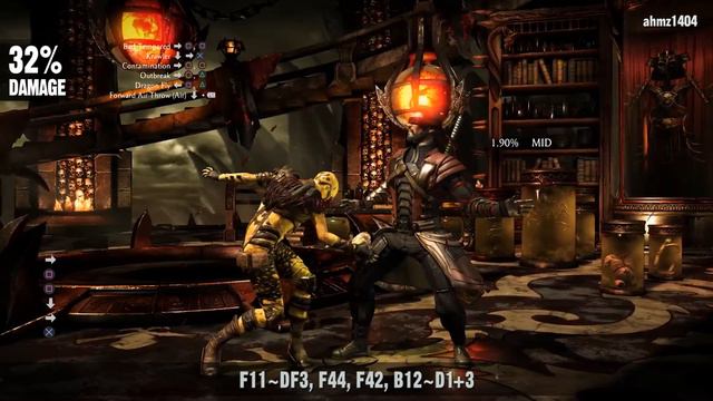 Mortal Kombat X: D'VORAH (Brood Mother) Combo Guide смотреть онлайн