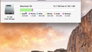 Как посмотреть какой жесткий диск и сколько свободно места на Mac
