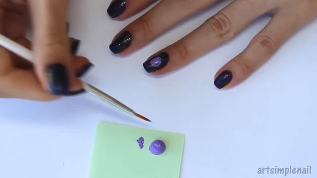 Маникюр космос, планета, галактика, звезды Galaxy Nails artsimplenail смотреть онлайн