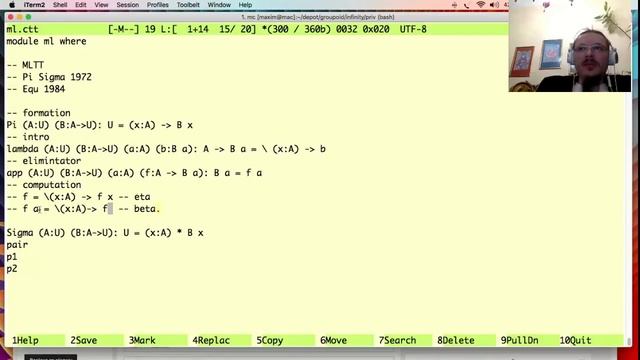 Issue I: Internalizing MLTT (Practice) смотреть онлайн