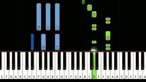 Usher - Yeah!  (piano tutorial)
