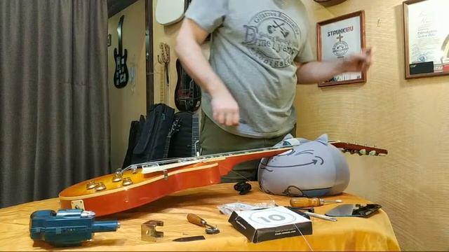 Edwards Limited Les Paul после ремонта DEmelyanov