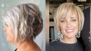 СТРИЖКА ОБЪЕМНЫЙ БОБ ДЛЯ 50+ 2023. КАК ОБЪЕМНЫЙ БОБ МАСКИРУЕТ ВОЗРАСТНЫЕ ИЗМЕНЕНИЯ ПОСЛЕ 50 ЛЕТ.