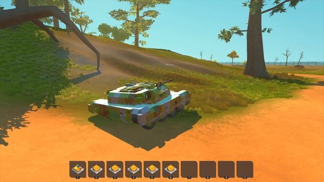 Hiding from the Shadow Demons... | Scrap Mechanic Tank Battles смотреть онлайн
