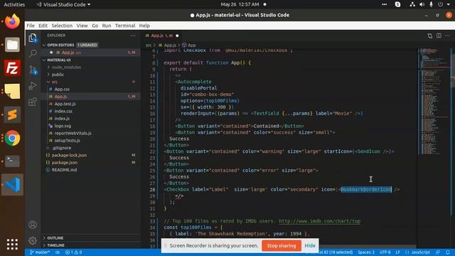 React Material UI | Checkboxes | React Tutorial for Beginners смотреть онлайн