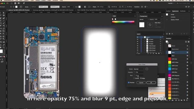 How to create inner shadow in Illustrator | Adobe Illustrator Tutorial смотреть онлайн