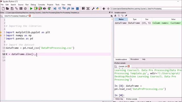 Split Data to Dependent and Independent Variables - Data Science Class#11 смотреть онлайн