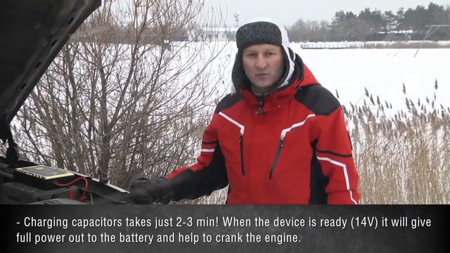 Testing  BERKUT™ Capacitor Jump Starter