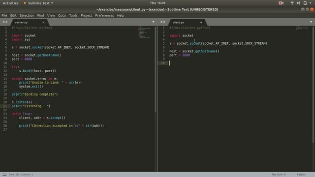 Client - server application part #1 - Python3 смотреть онлайн