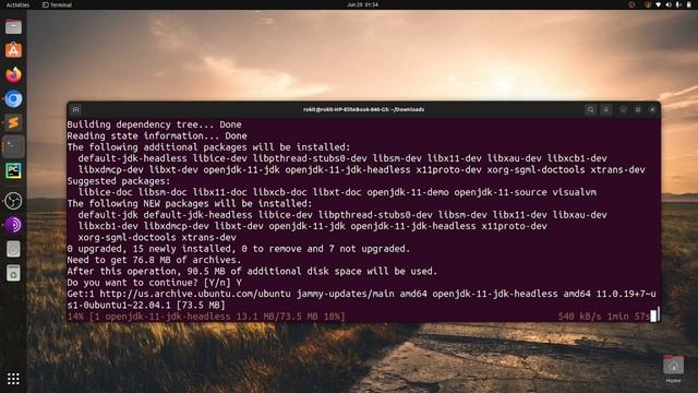 Installing Java(jre & JDK) in ubuntu 22.04. (New Version) смотреть онлайн
