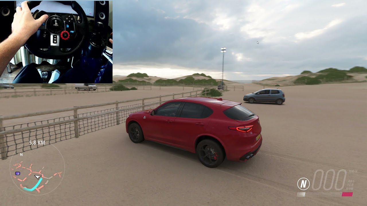 Alfa Romeo Stelvio Quadrifoglio Forza Horizon 4 Logitech29 gameplay смотреть онлайн