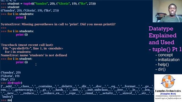 Datatype Explained & Used [tuple] - Pt. 1 смотреть онлайн