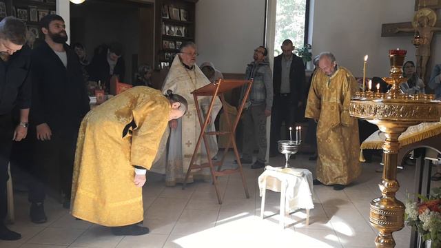 Водосвятный молебен 24.08.2019, литургия смотреть онлайн