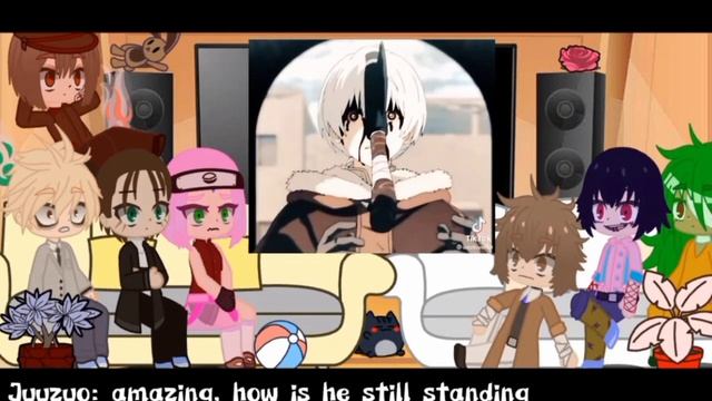 Anime Characters React To Each Other(Fushi)//pt 7