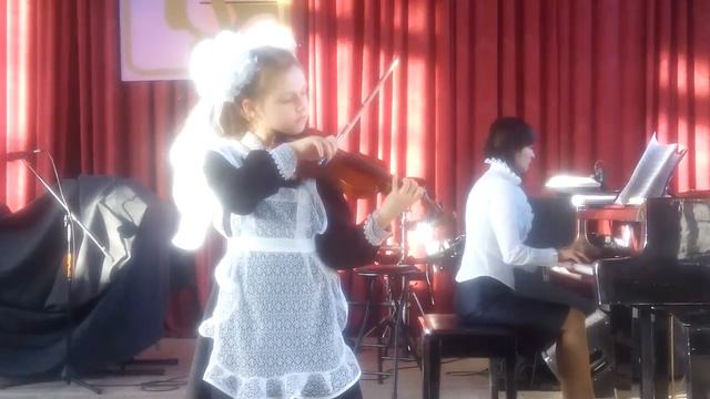 Заплатина Юля - И. С. Бах "Гавот" И. Брамс "Колыбельная" смотреть онлайн