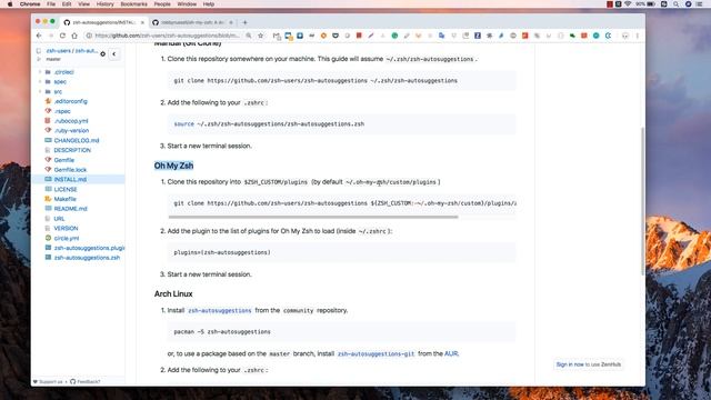 oh-my-zsh好用的plugin介绍：Git，auto-suggestions смотреть онлайн