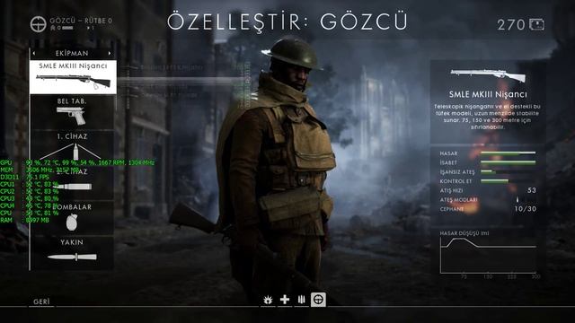 Battlefield 1 | -MP- | i5 6600k | GTX 970 | DDR4 16GB | 1080p@60 ULTRA - TAA @Dx11 Graphics Options смотреть онлайн