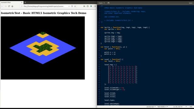 Basic Isometric Engine Test [JavaScript | Canvas] смотреть онлайн