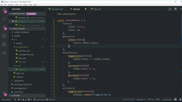 101 - VueJS بالعربية - VueX - Modules смотреть онлайн