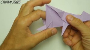 Как сделать ослика из бумаги. Оригами осёл.