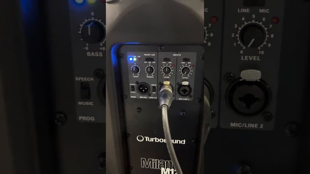 QSC K12.2 and Turbosound Milan M12 with Behringer XENYX 1202SFX Soundcheck #proaudio #activespeaker смотреть онлайн