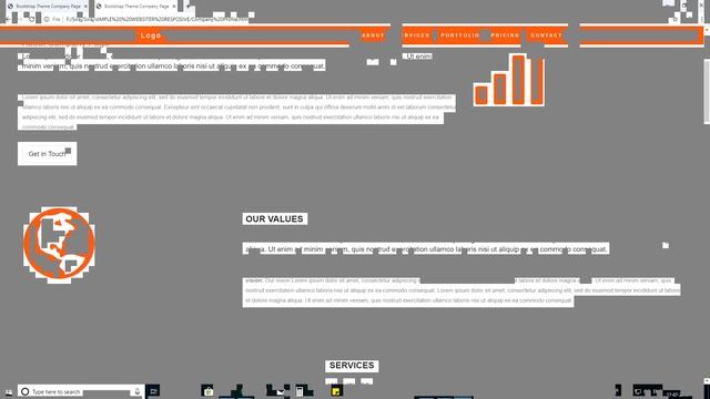 Company profile Website creation using bootstrap, css and javaScript смотреть онлайн