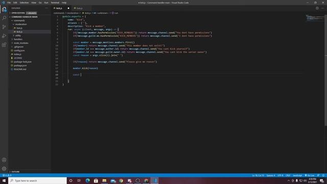 How to make a perfect discord.bot || discord.js || Episode-03 || Kick and Ban Command смотреть онлайн