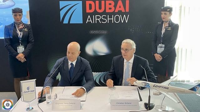 10 Airbus A350-900 jets for EGYPTAIR | Dubai Airshow 2023 смотреть онлайн