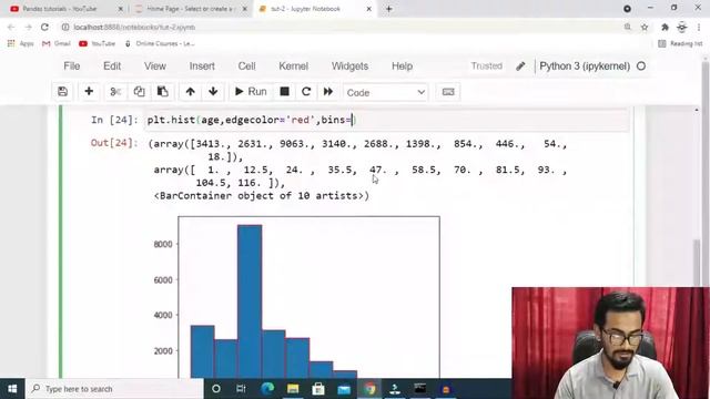 Histogram in Matplotlib смотреть онлайн