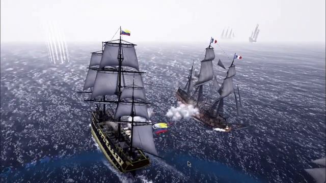 Defeating enemy blockade with HMS Neptune - The Pirate Caribbean Hunt смотреть онлайн