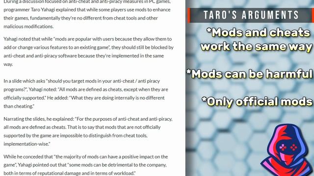 Capcom Programmer Argues Modding is Cheating. смотреть онлайн