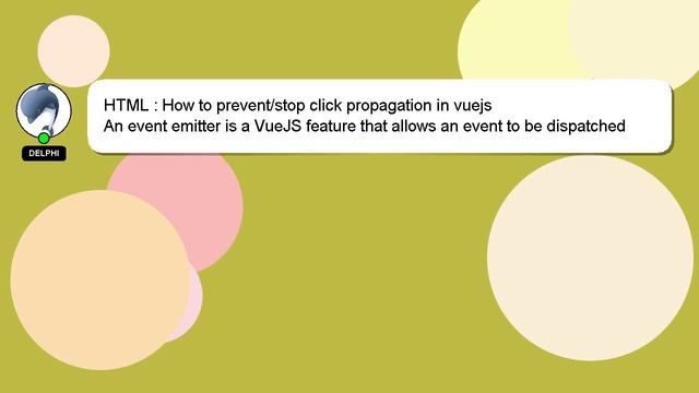 HTML : How to prevent/stop click propagation in vuejs смотреть онлайн