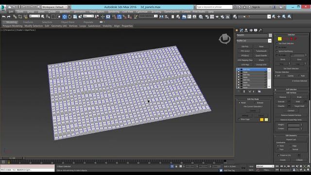 3ds Max. Создание 3D панелей. смотреть онлайн