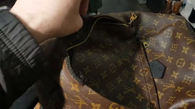 Реставрация рюкзака LV 1часть,что было до ремонта смотреть онлайн