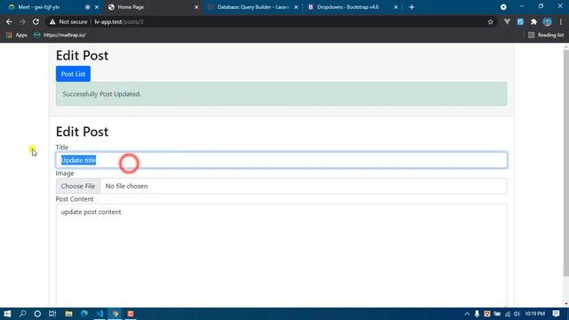 08 Post View, Edit, Delete with Query Builder - Laravel 8 Bangla Tutorial смотреть онлайн