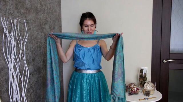 Как носить палантин. 15 способов. смотреть онлайн