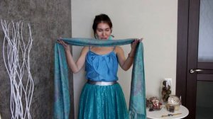 Как носить палантин. 15 способов.