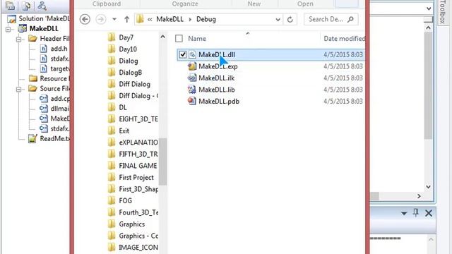 VC++ MAKING AND CALLING DLL (Dynamic Link Library) смотреть онлайн