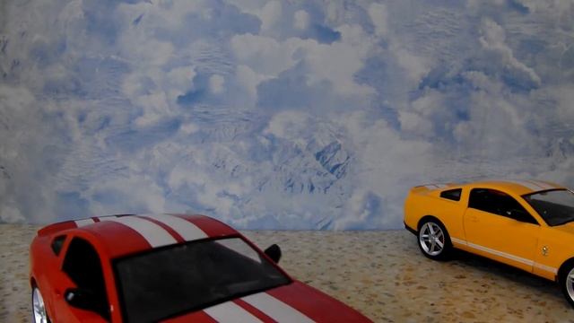 Детский мир - Машины на РУ "Mobicaro" Ford GT500 Shelby в М1:14, красная и желтая. смотреть онлайн